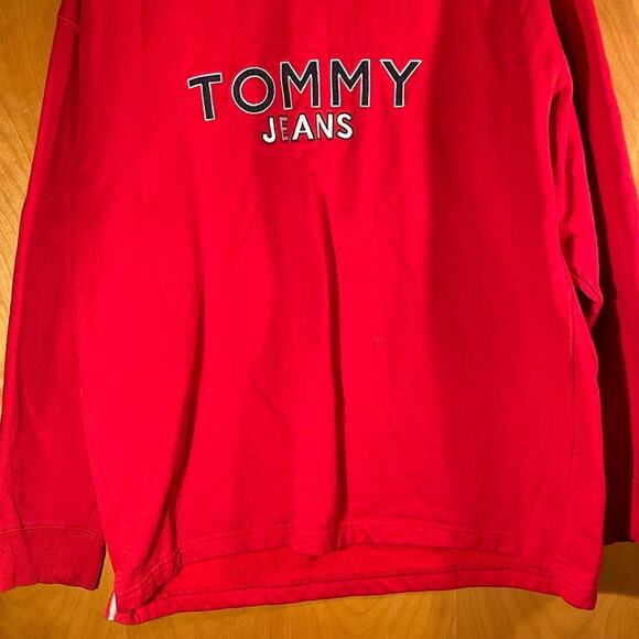 Vintage Tommy Jeans Crewneck Sweater Sweatshirt Large L - Picture 3 of 8